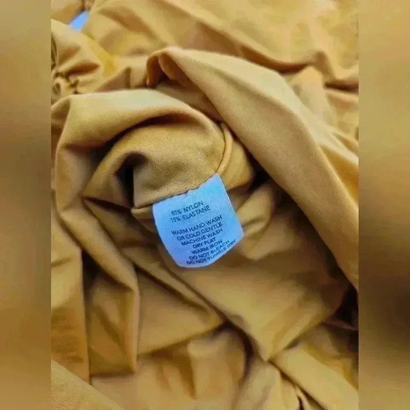 Tiger Mist Womens Size XS Mustard Yellow Bodycon Dress - Picture 2 of 13